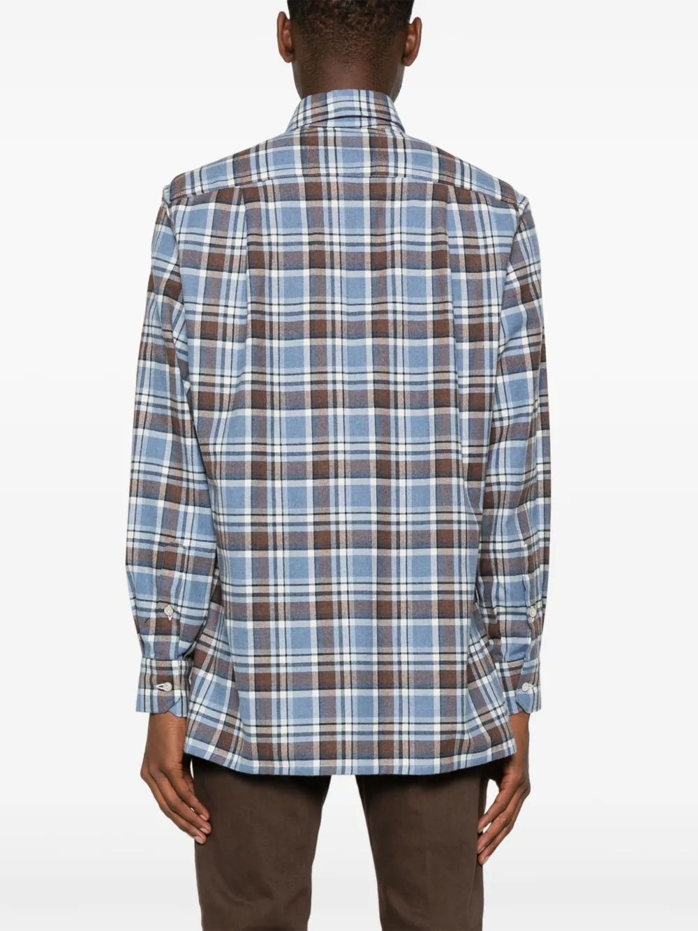 KITON FLANNEL SHIRT