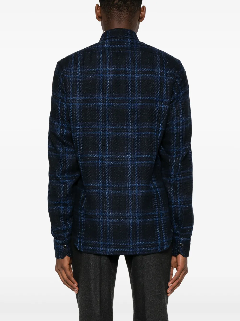 KITON PLAID SHIRT