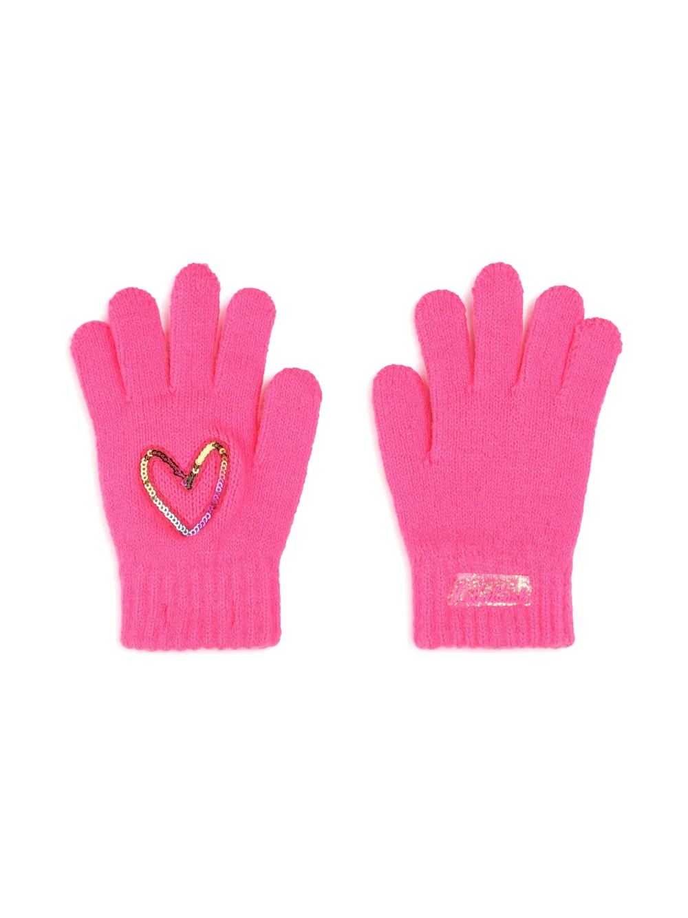 Billieblush sequin-embellished gloves | Pink | Image 1