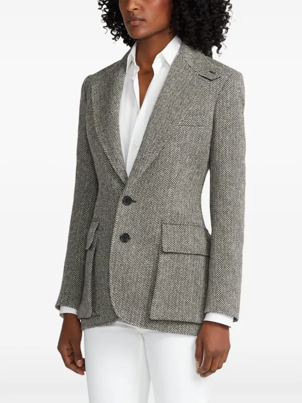 ジャケット RALPH LAUREN COLLECTION WALKER BLAZER Purple Label Ralph Lauren Luxe Terry Royal King Double