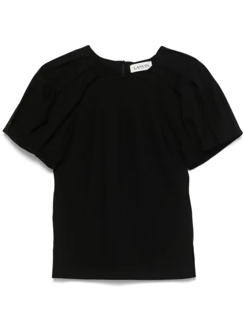 T-shirt à design plissé - Lanvin - Modalova