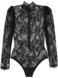 Ana Radu Chantilly lace bodysuit - Black