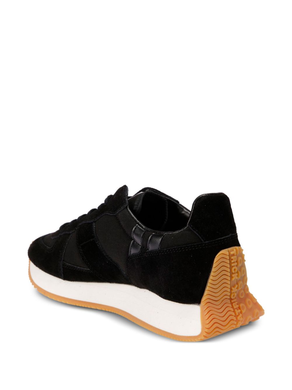 Comme Des Garçons logo-patch lace-up trainers Black