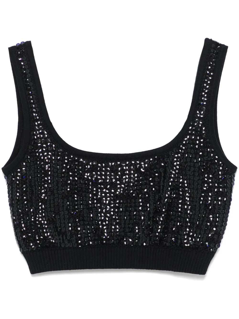 sequin-embellished bralette