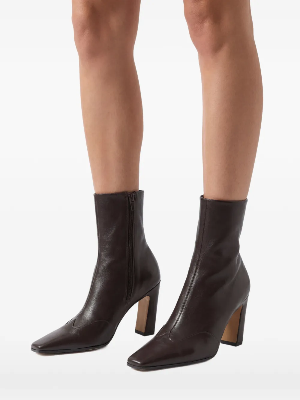 KHAITE 85mm Nevada laarzen Bruin