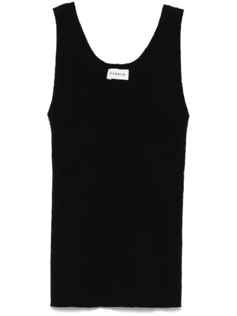 P.A.R.O.S.H. camiseta tejida de canalé