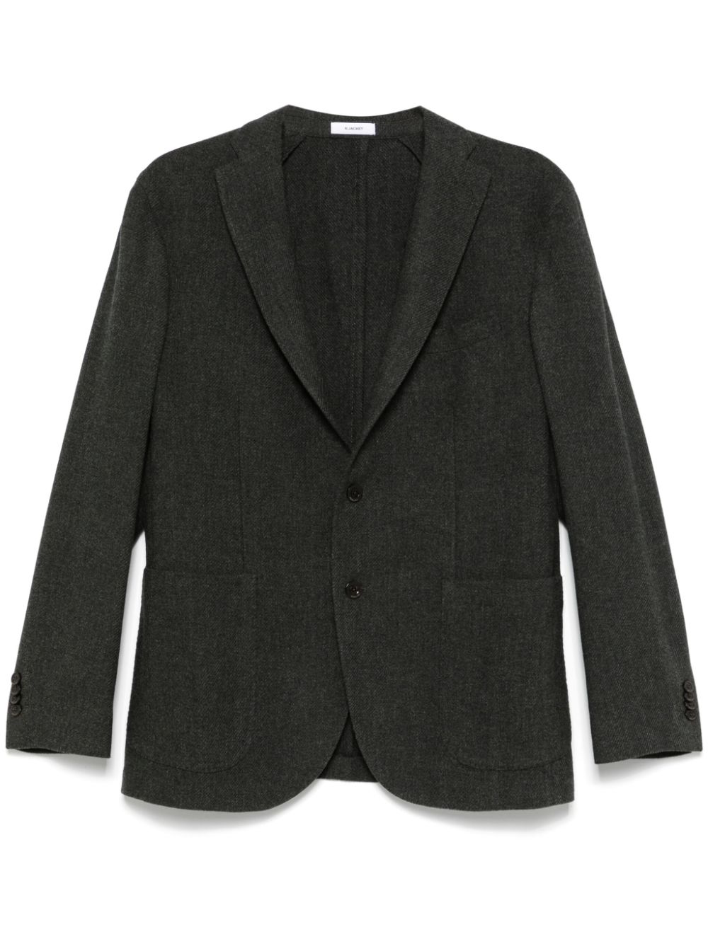 Boglioli Blazer met enkele rij knopen Groen