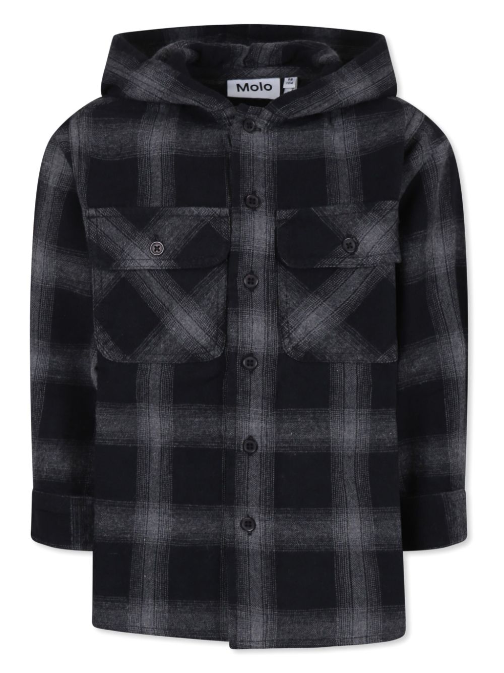 Molo check-patten shirt - Black