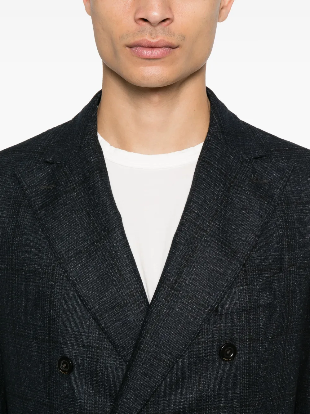 Boglioli Geruite blazer Blauw