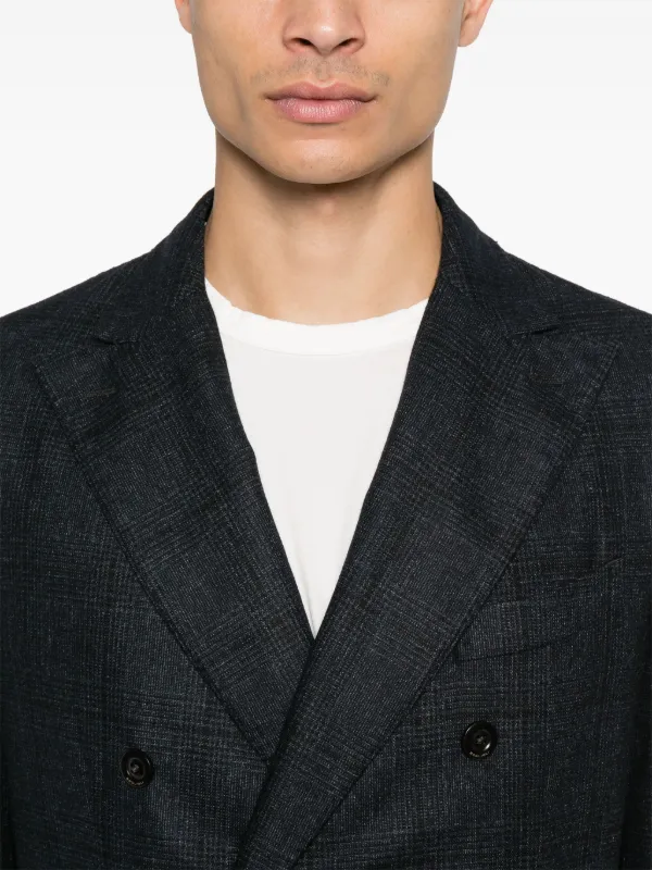 【美品】BOGLIOLI ジャケット チェック×ブルー Boglioli チェック ジャケット | ブルー | FARFETCH JP