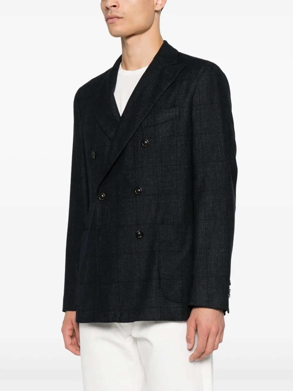 Boglioli Geruite blazer Blauw