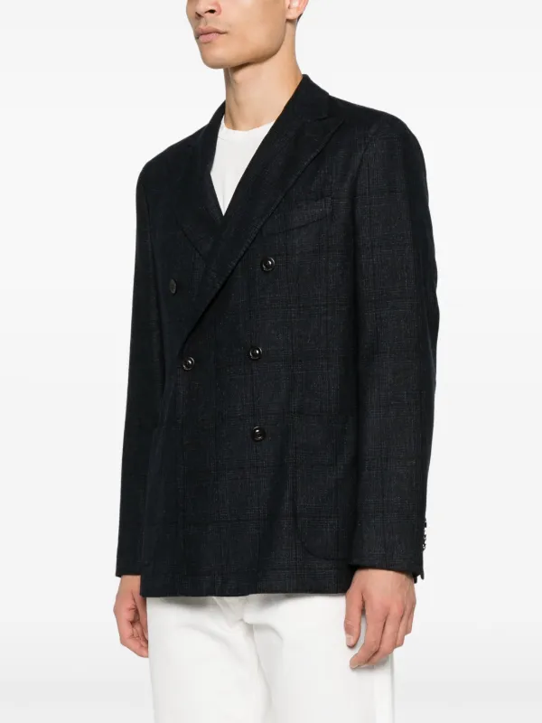 【美品】BOGLIOLI ジャケット チェック×ブルー Boglioli チェック ジャケット | ブルー | FARFETCH JP