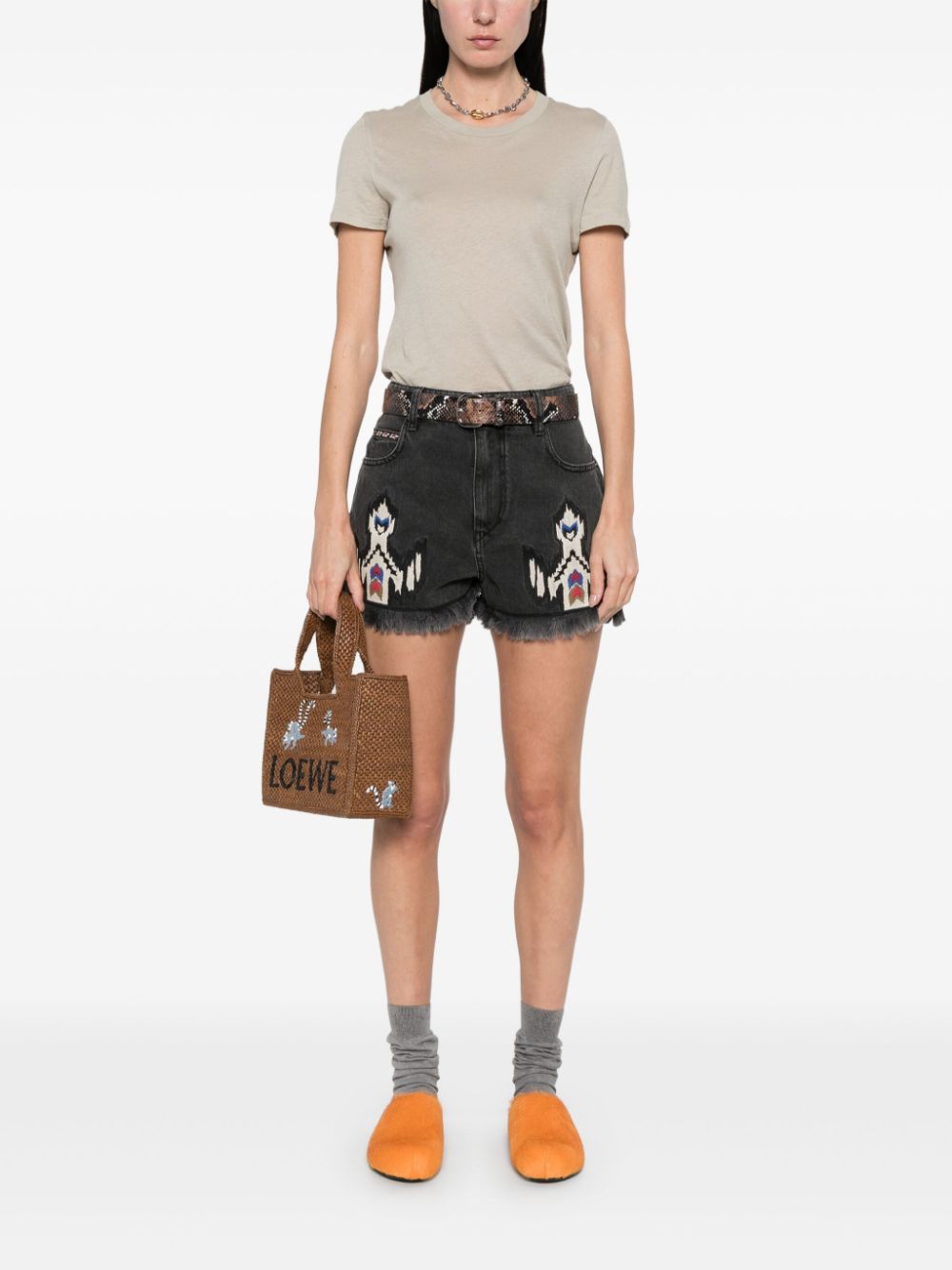 MARANT ÉTOILE Lesia shorts - Grijs