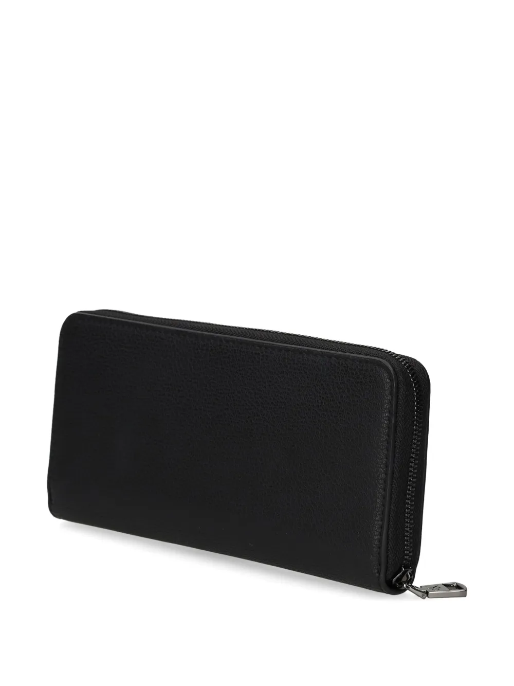 Calvin Klein Jeans logo-plaque faux leather wallet - Zwart