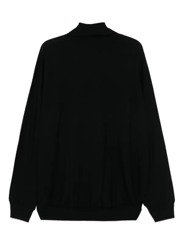 Homme Plissé Issey Miyake Smooth Sweater | Black | FARFETCH