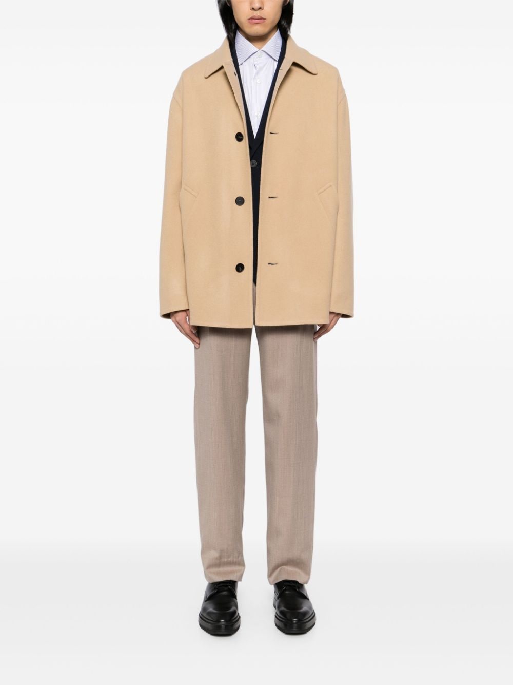 Lanvin single-breasted coats - Beige