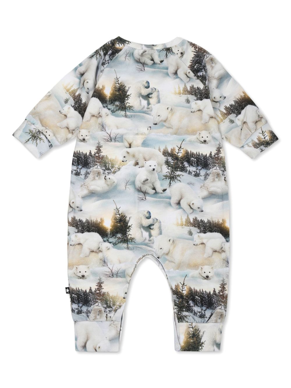 Molo graphic-print pajama - Blauw