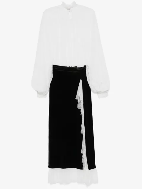 Ana Radu lace-detail skirt set