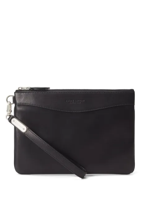 Ralph Lauren Purple Label cartera con logo en relieve