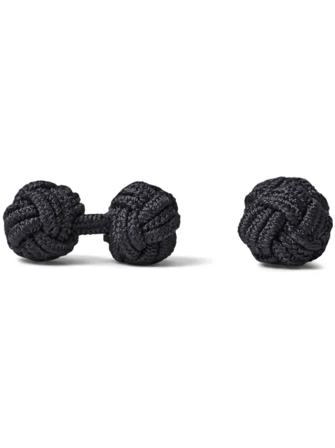 Ralph Lauren Purple Label knot-detailing cufflinks 