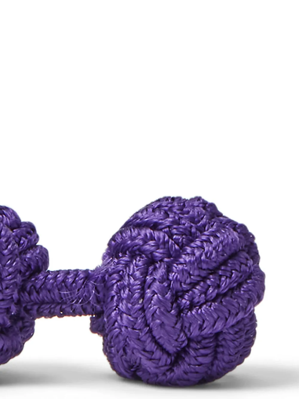 Ralph Lauren Purple Label Abotoaduras de seda com nó | Image 2