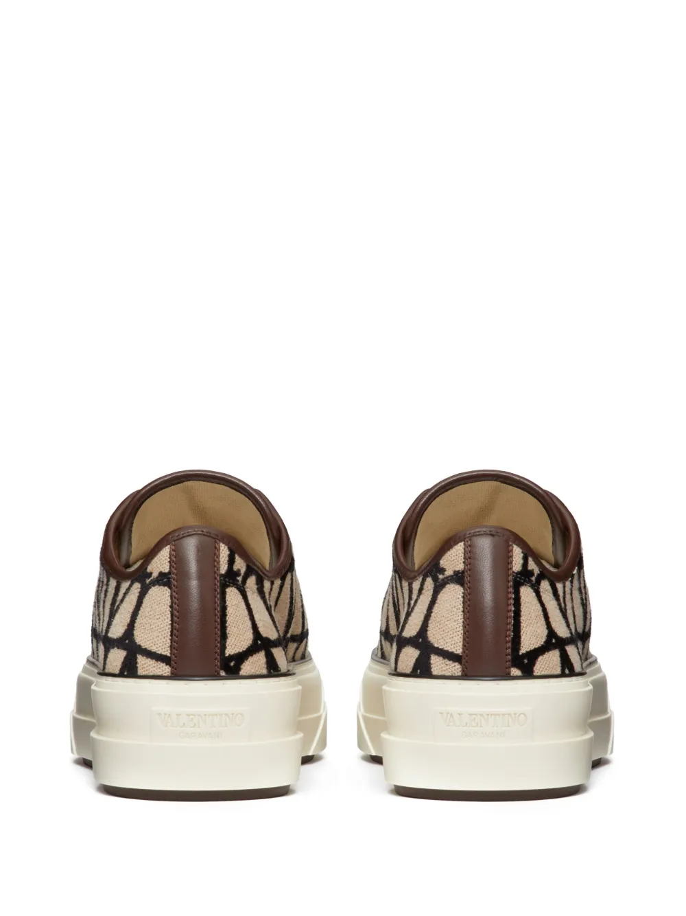 Valentino Garavani logo-print sneakers Neutrals