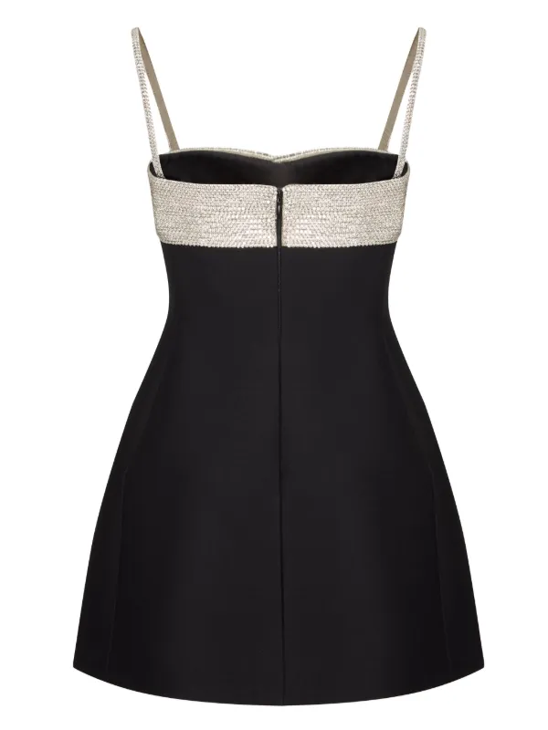 VALENTINO ヴァレンティノ Crepe Couture ミニドレス ワンピース Valentino Garavani Crepe Couture ミニドレス | ブラック