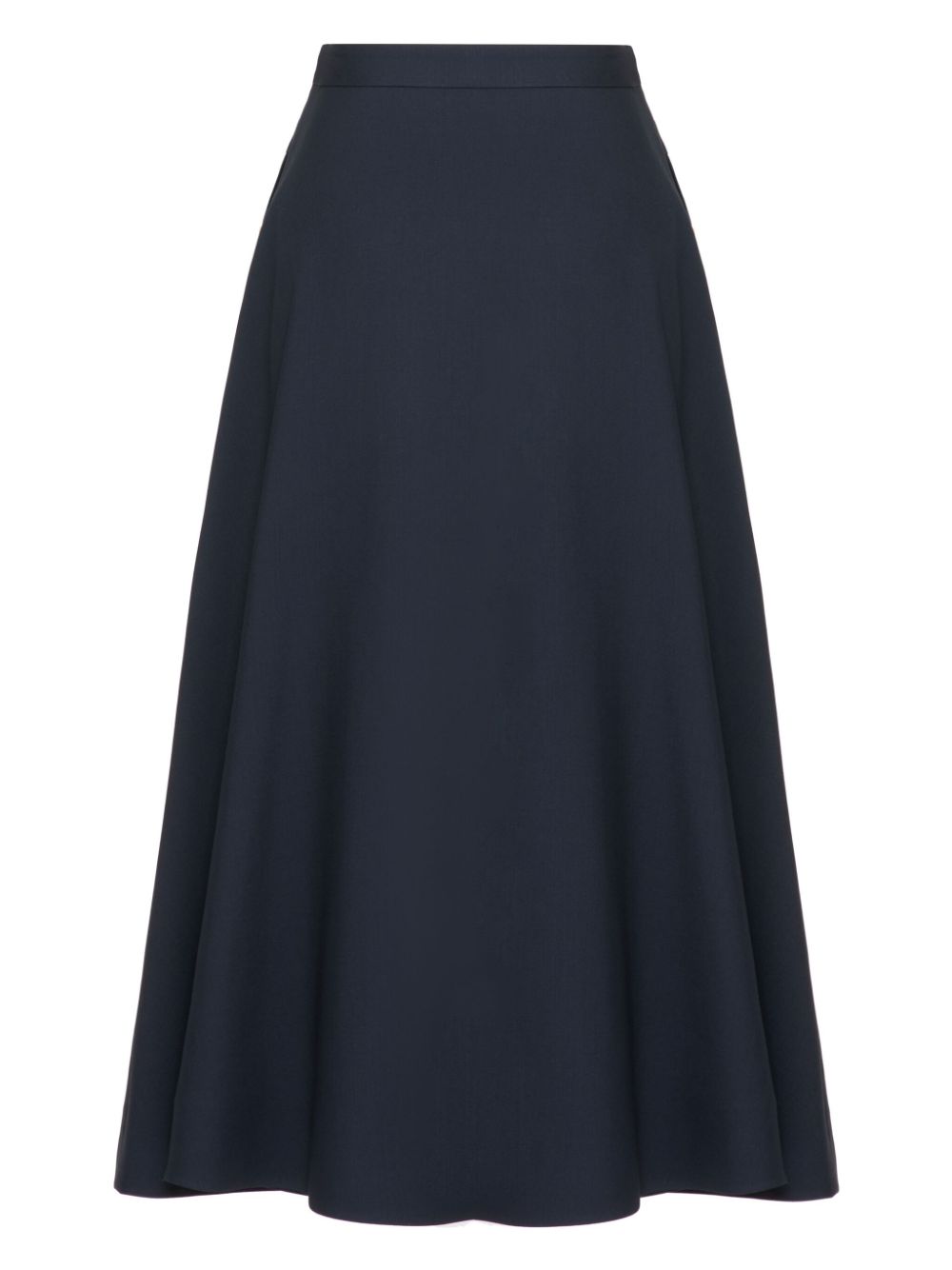 Valentino Garavani crepe midi skirt - Blauw