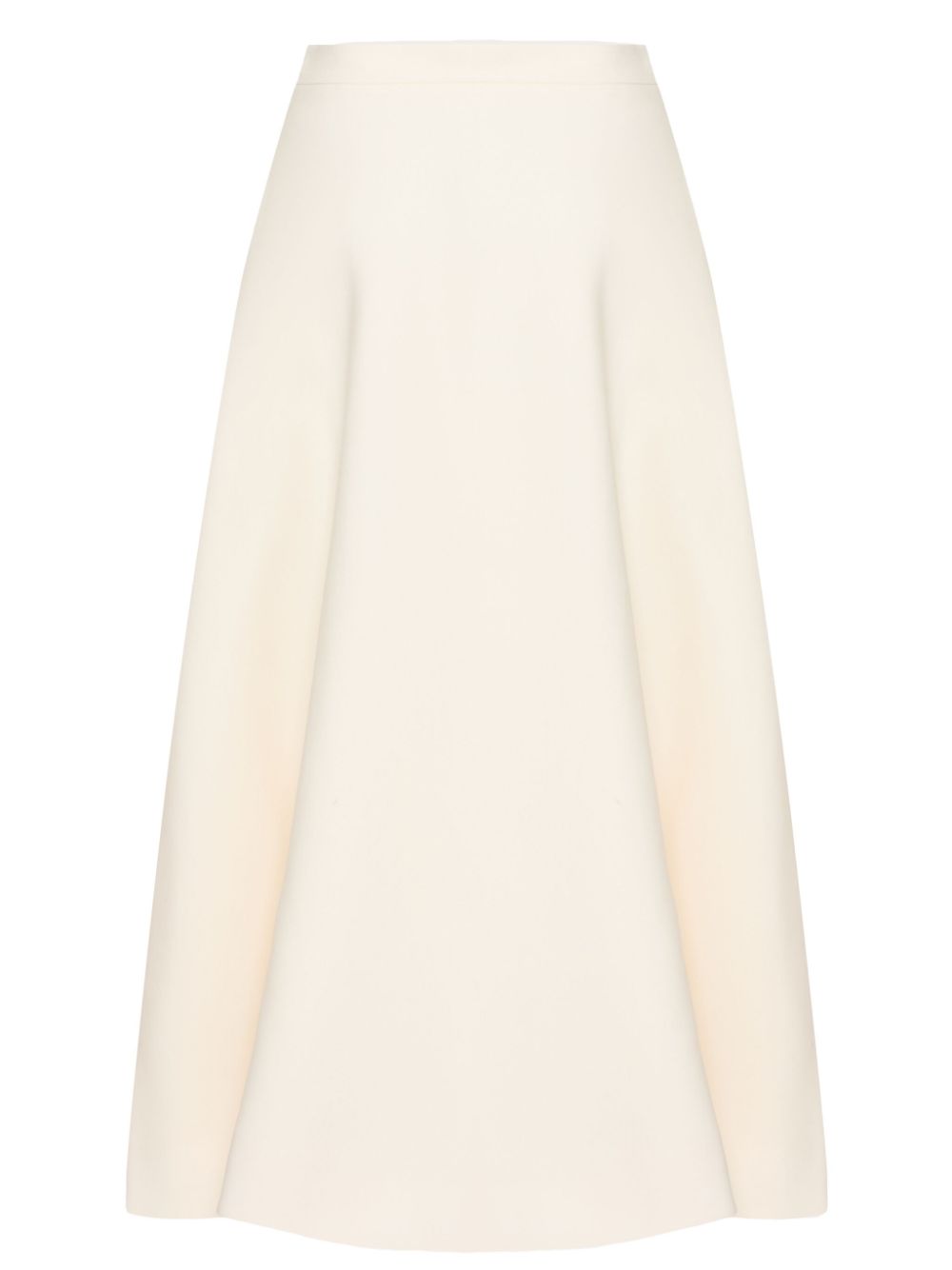 Valentino Garavani crepe midi skirt - Beige