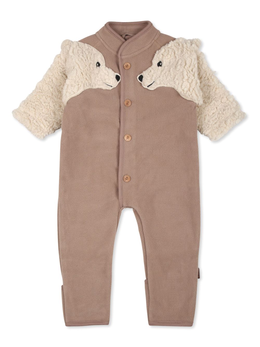 Molo Polar Bear romper - Neutrals