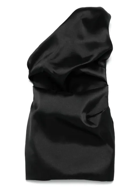 Marques'Almeida vestido midi drapeado y efecto satinado