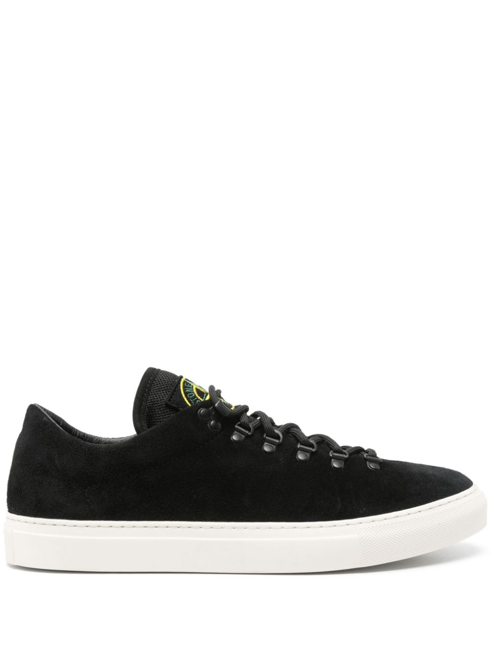 Stone Island Compass-patch sneakers Black