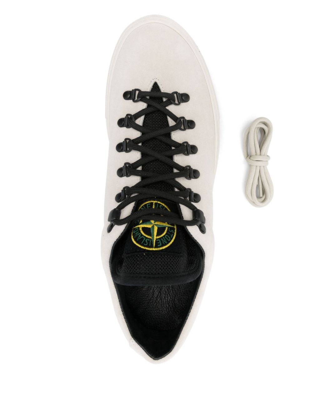 Stone Island Compass-patch sneakers Neutrals