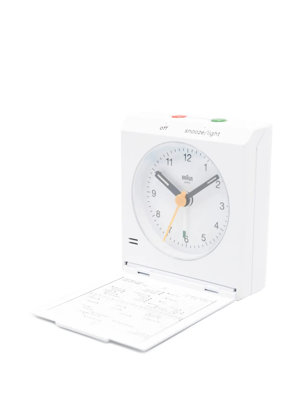 Braun Watches Travel World Timer Clock In White