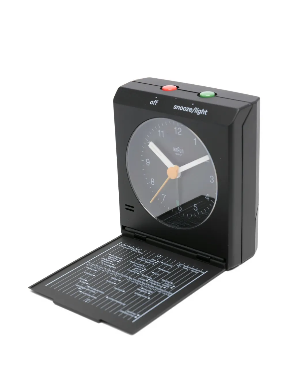 Braun Watches Travel World Alarm Clock In Black