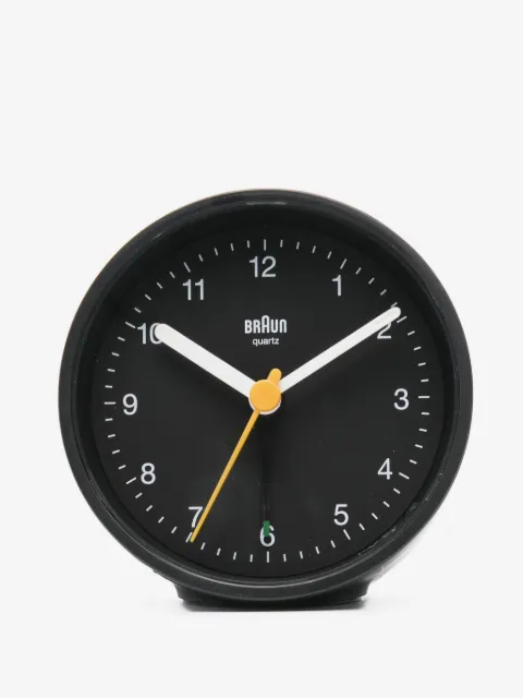 Braun Watches reloj despertador analógico clásico de 7 cm