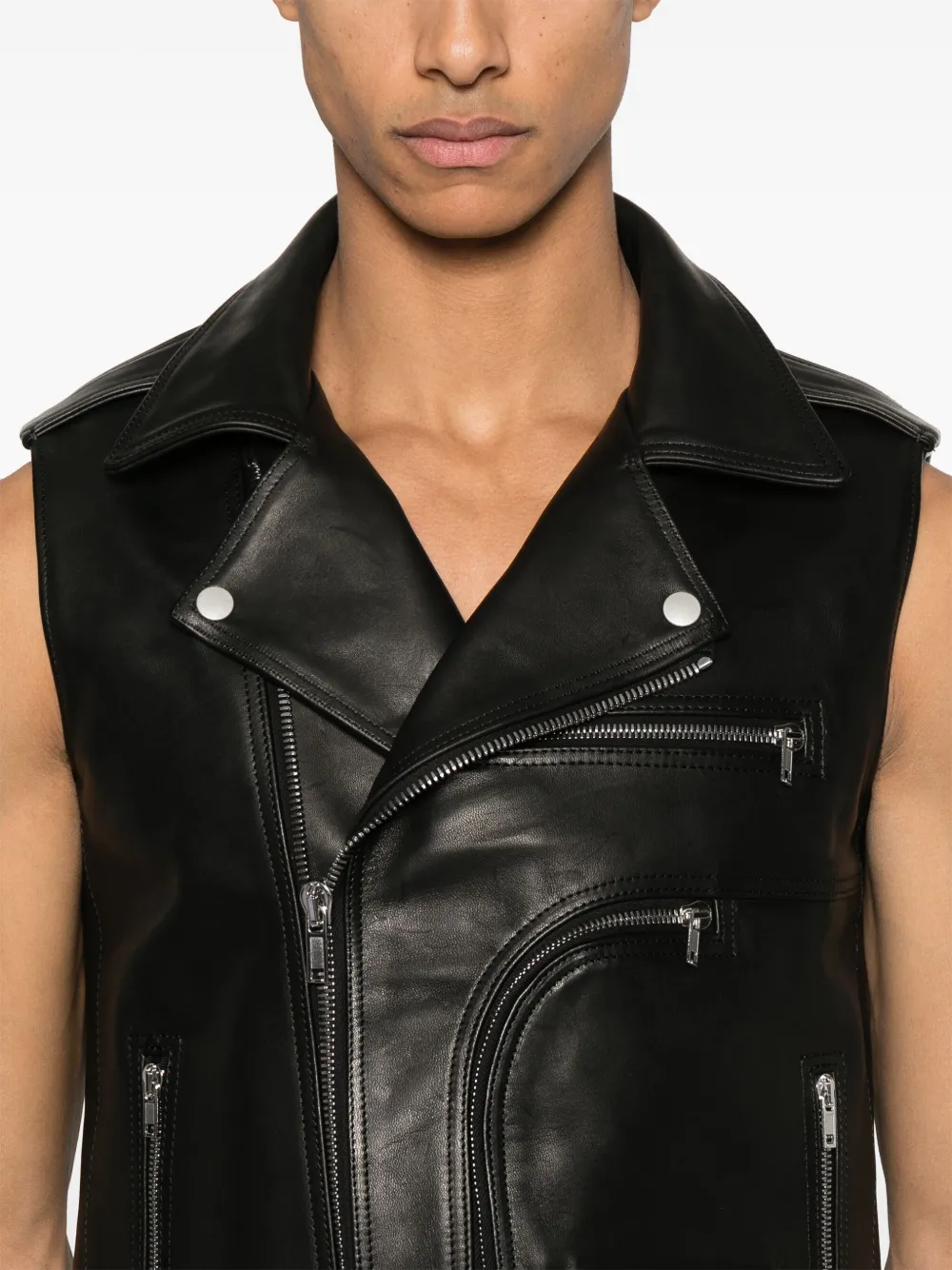 Rick Owens Bauhaus Stooges gilet Zwart