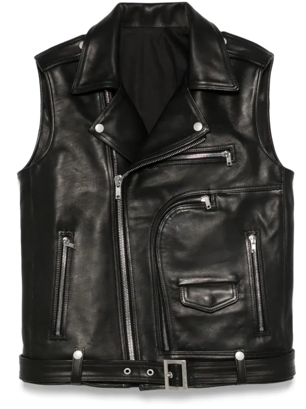 Rick Owens Bauhaus Stooges Gilet Black FARFETCH EG - Main Image