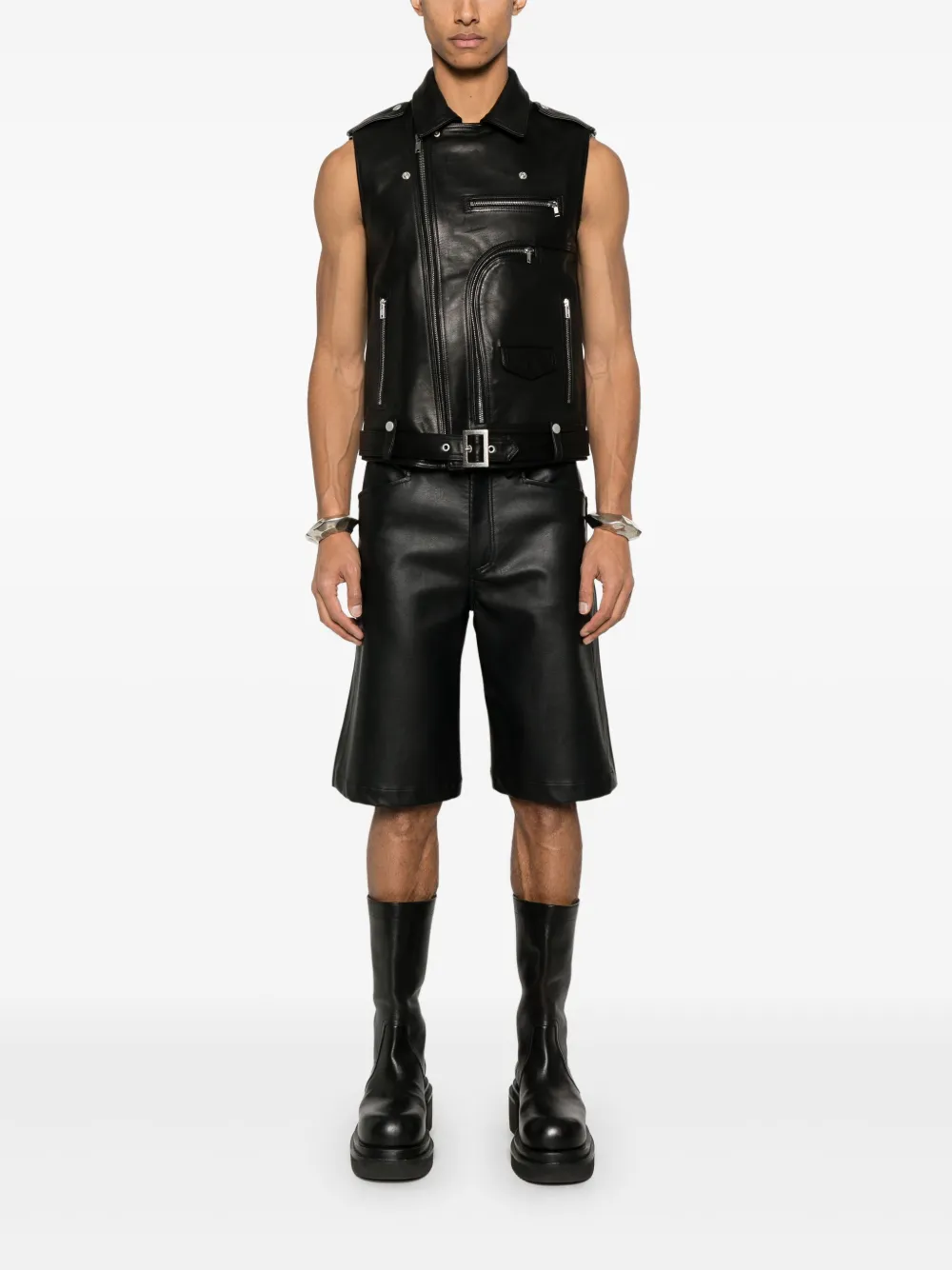 Rick Owens Bauhaus Stooges gilet - Zwart