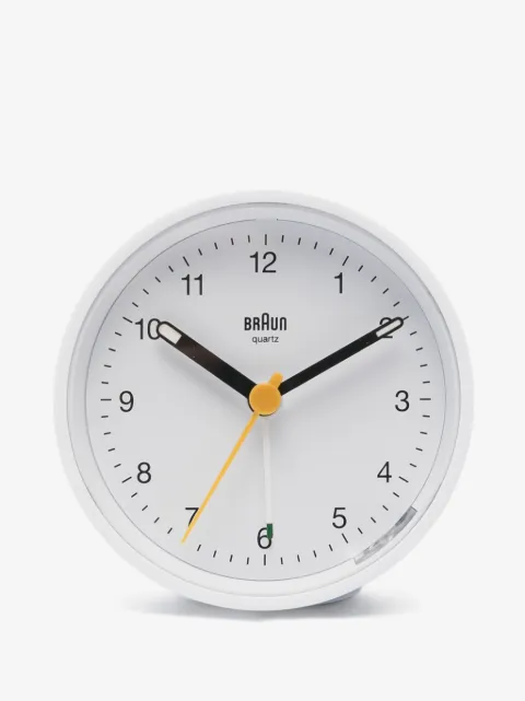 Braun Watches reloj despertador analógico clásico de 7 cm