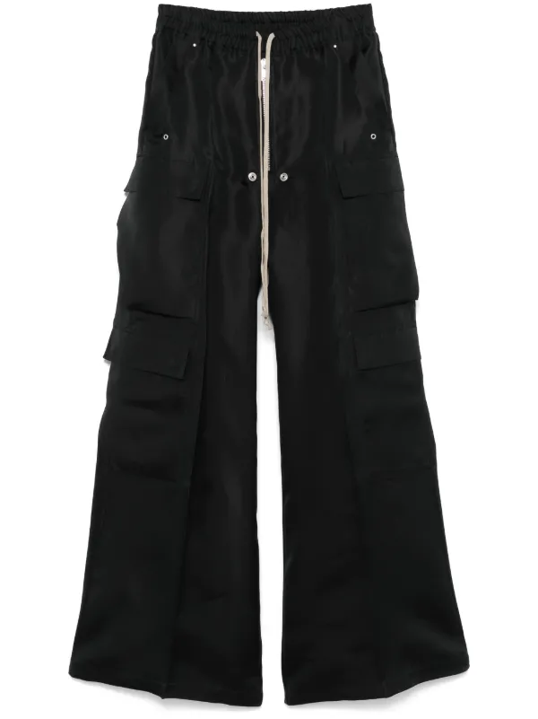 パンツ RICK OWENS 23SS Cargobelas TROUSERS Rick Owens Cargobelas Trousers | Black | FARFETCH
