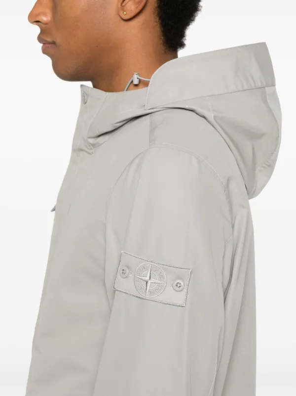 Stone Island Ghost Parka Coat | Grey | FARFETCH