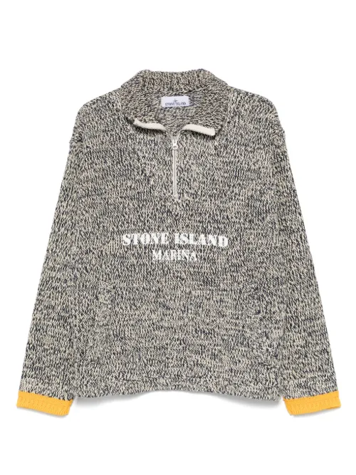 Sweat à logo imprimé - Stone Island - Modalova