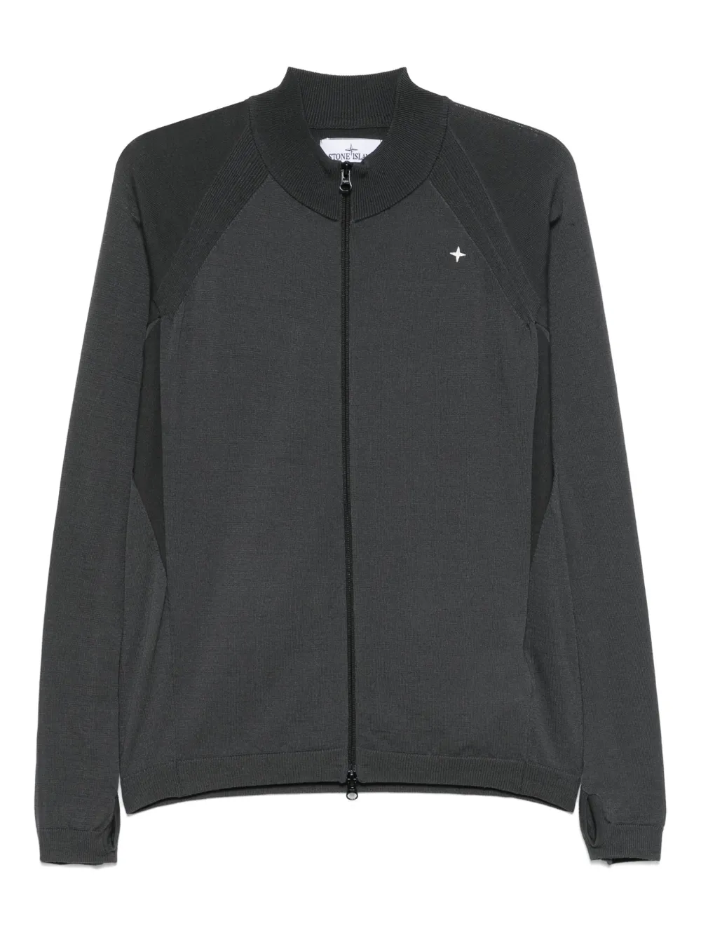 Stone Island Vest met rits Grijs