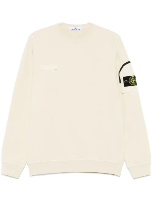 Sweat en coton à patch Compass - Stone Island - Modalova