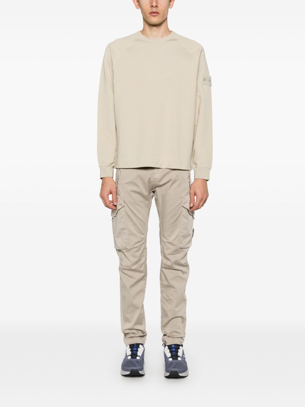 Stone Island Compass-badge sweatshirt - Beige