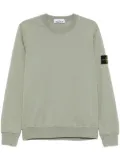 Stone Island compass-badge sweatshirt - Green