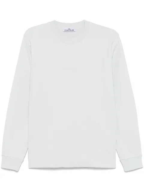 Stone Island logo-embroidered sweatshirt