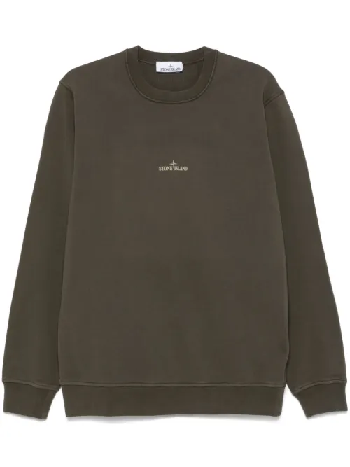 Sweat à logo imprimé - Stone Island - Modalova