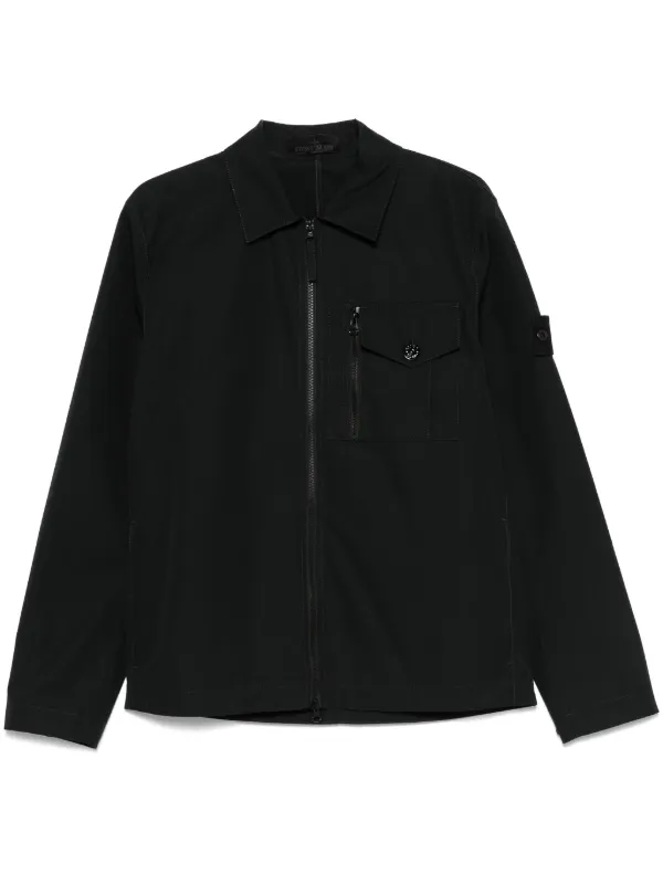 Stone Island Ghost シャツジャケット | ブラック | FARFETCH JP Stone Island Ghost シャツジャケット | ブラック | FARFETCH JP